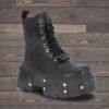 Gothic Punk Platform Boots For Women: Rock Metal