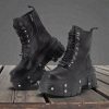 Gothic Punk Platform Boots For Women: Rock Metal